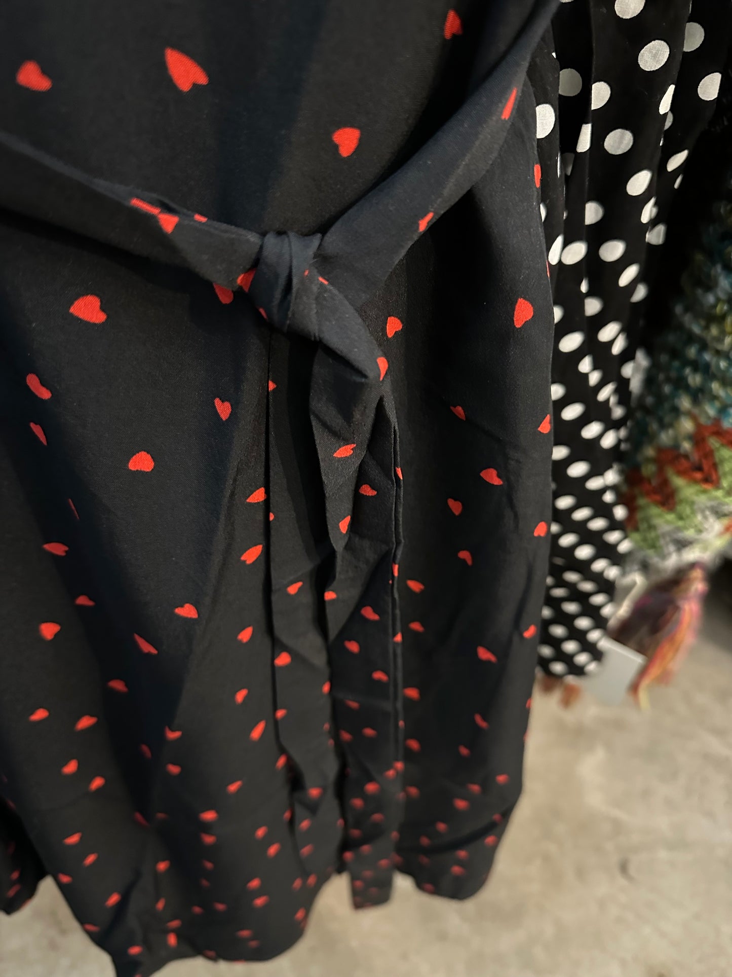 Adorable Heart Print Shirt Dress ❤️