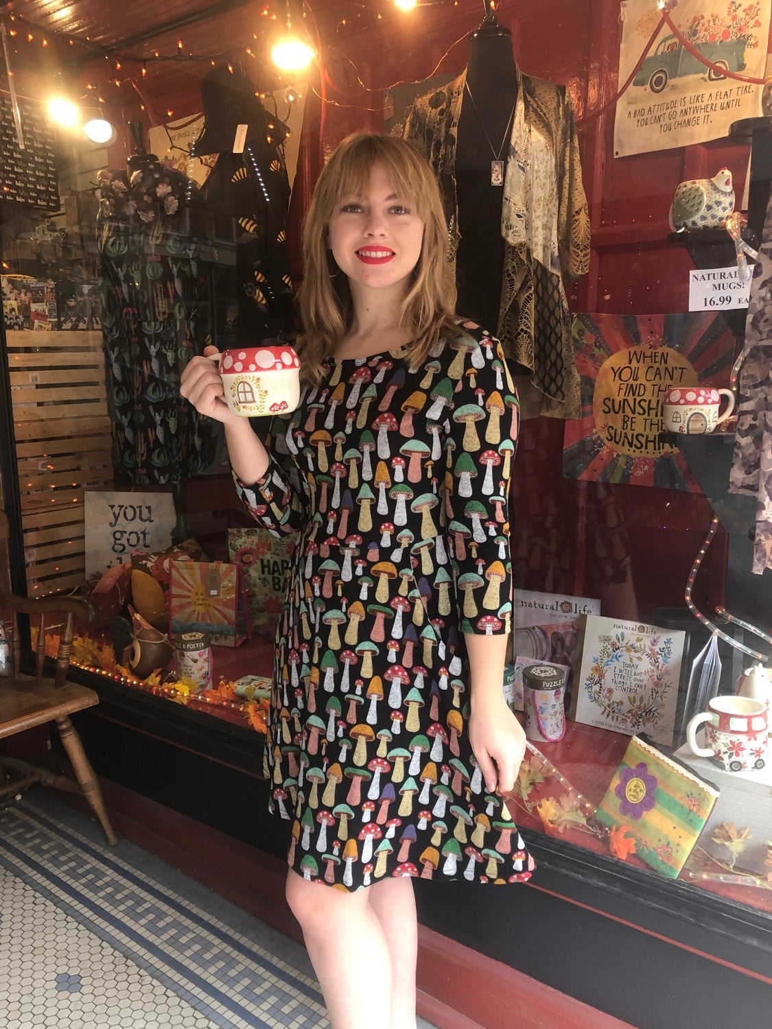 Mushroom Cottage Mug