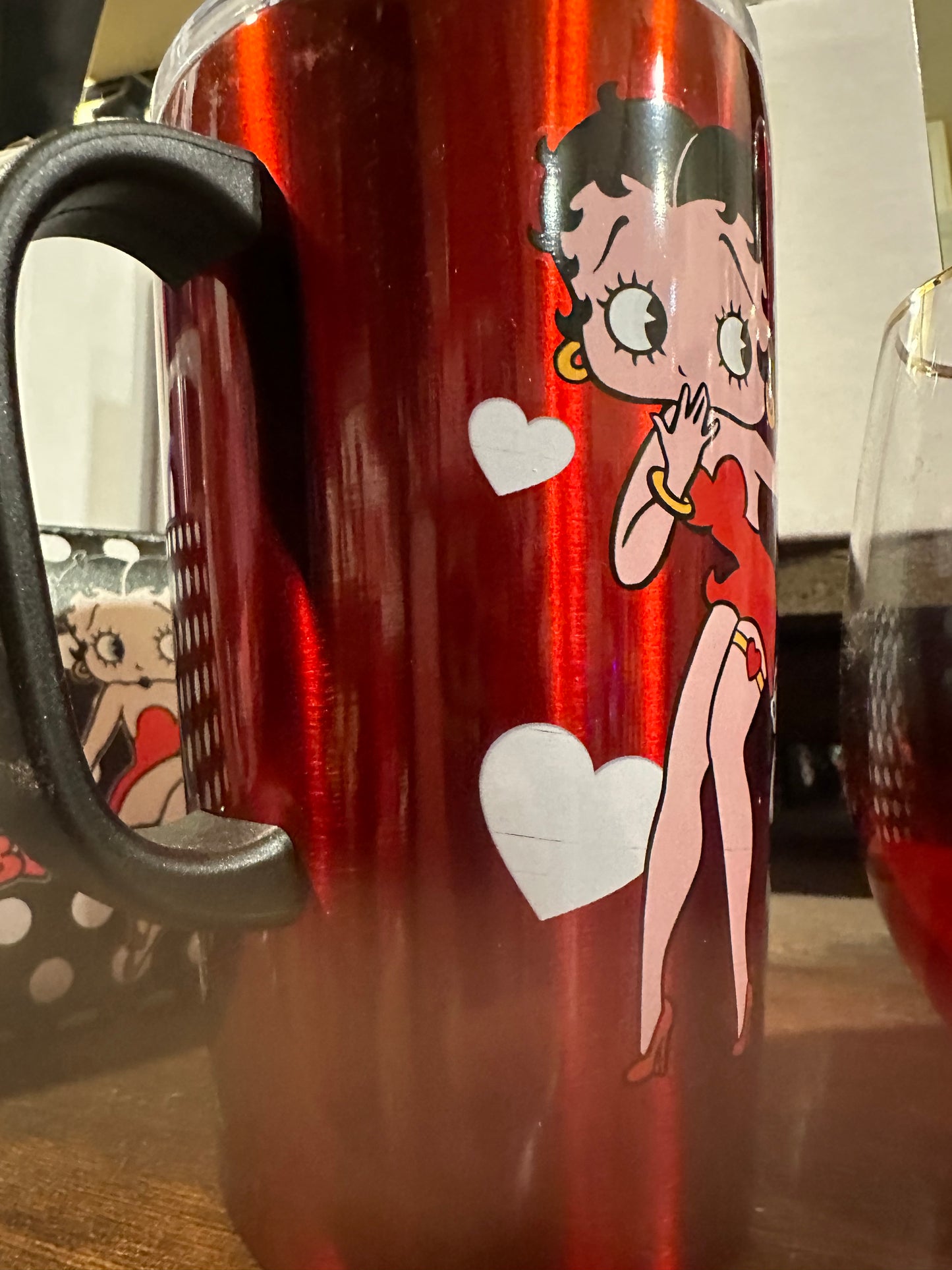 Betty Boop Awesome RedTravel Mug