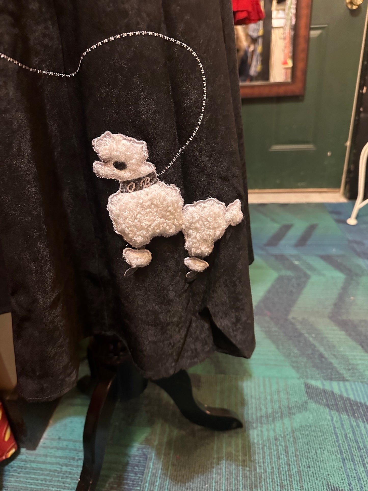 1950’s Black Poodle Dress