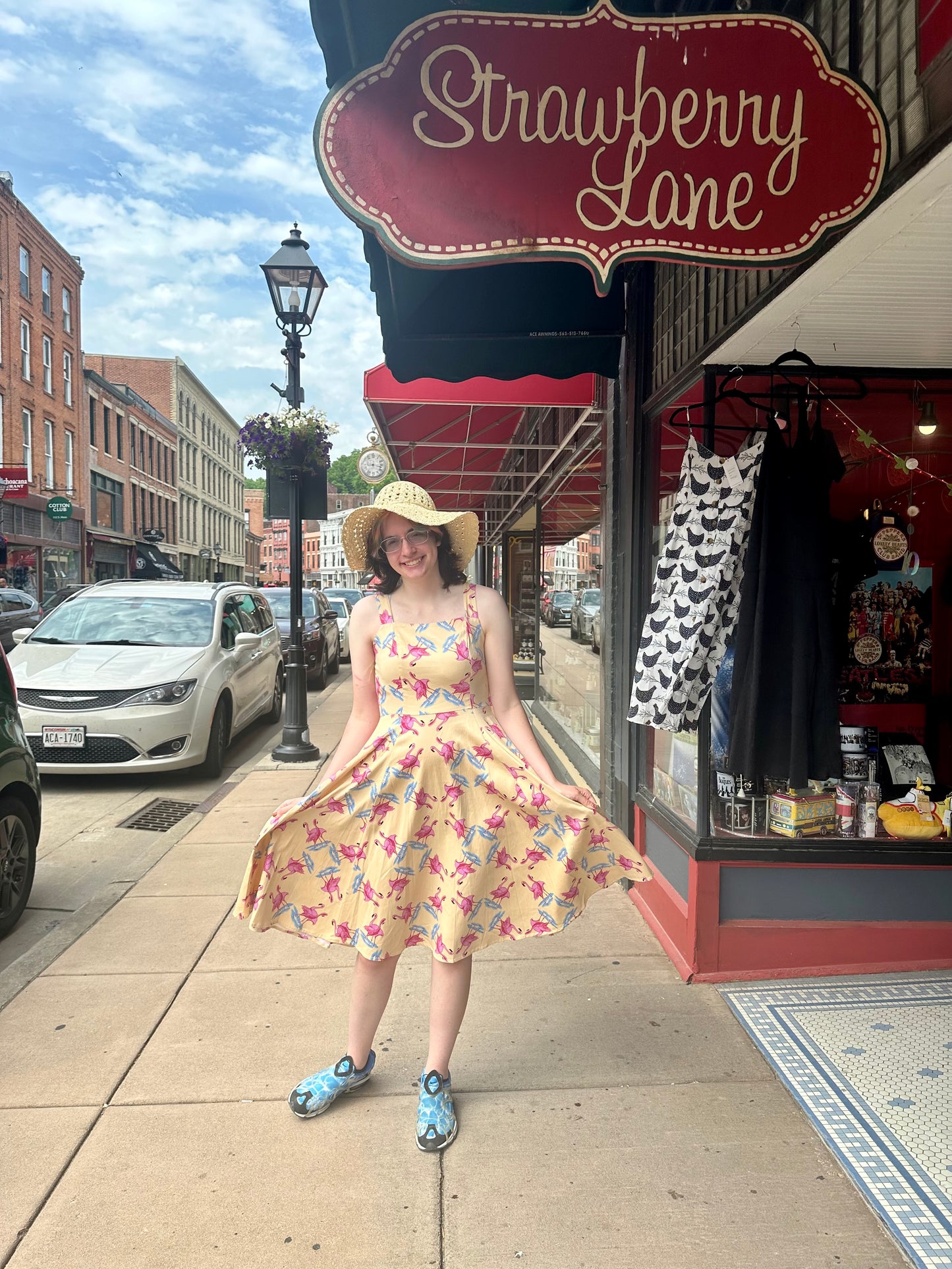 Flamingo Love Sundress