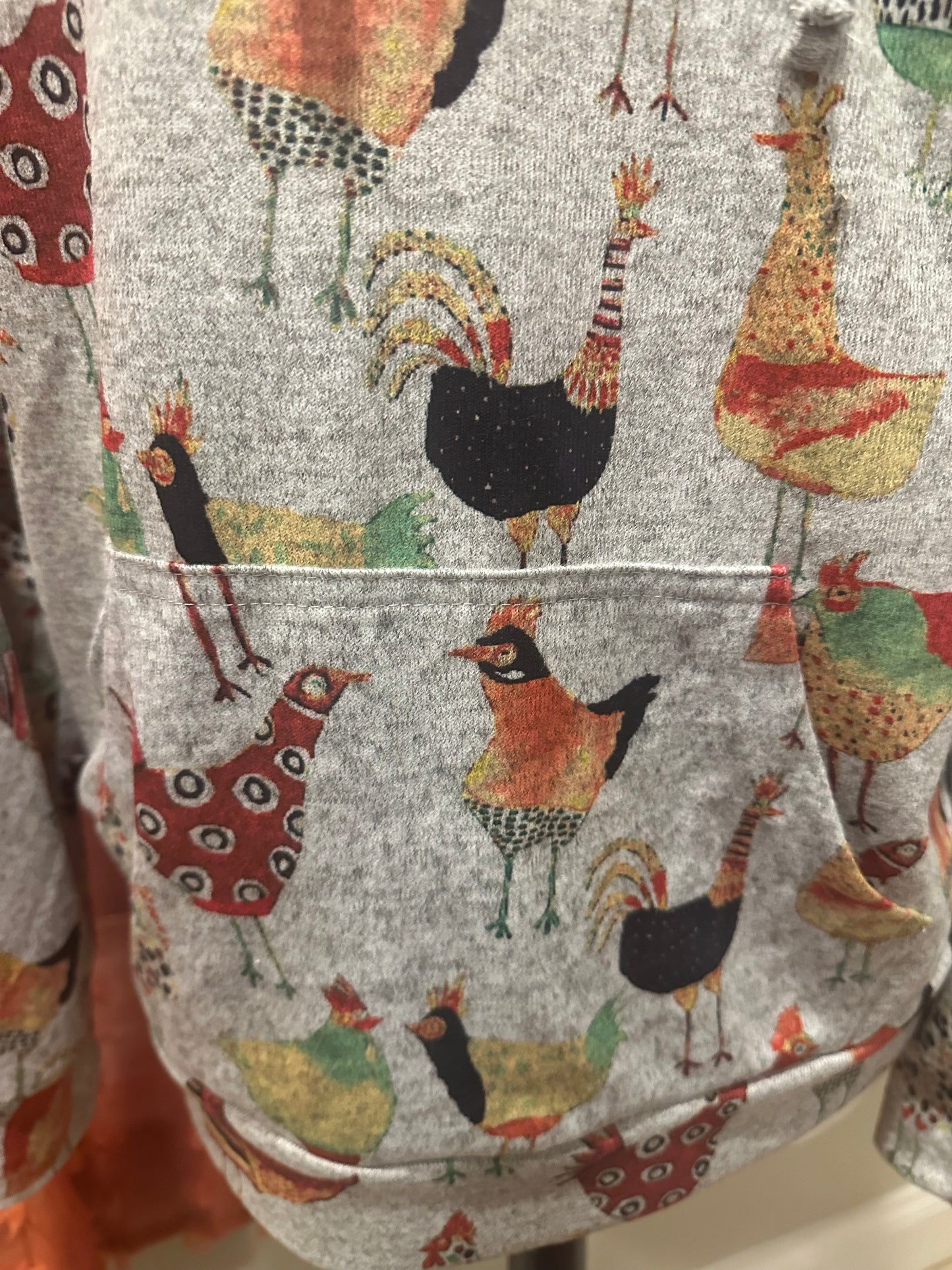 Colorful Chicken Hoodie