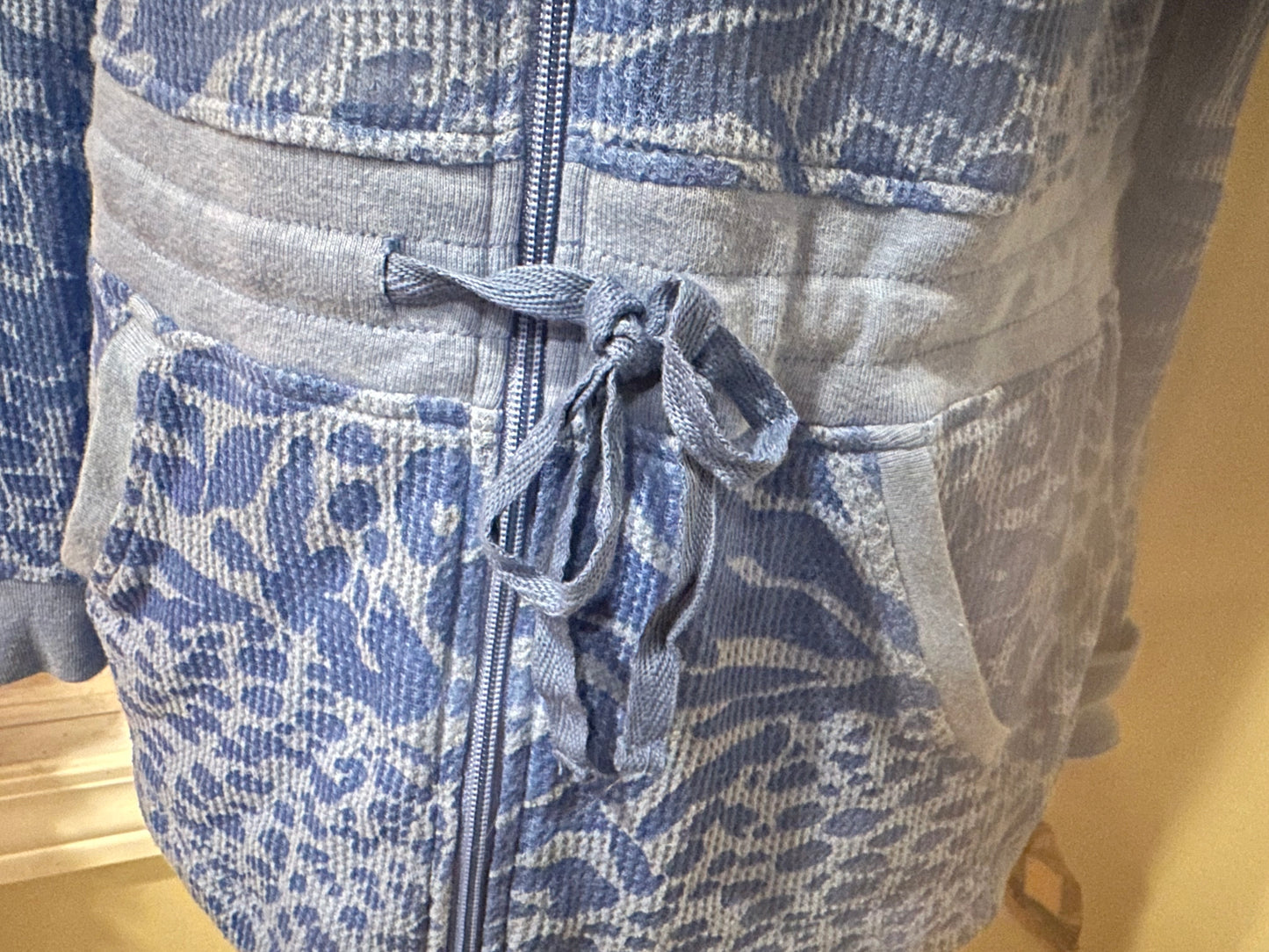 Breezy Summer Pretty Periwinkle Tunic Jacket!