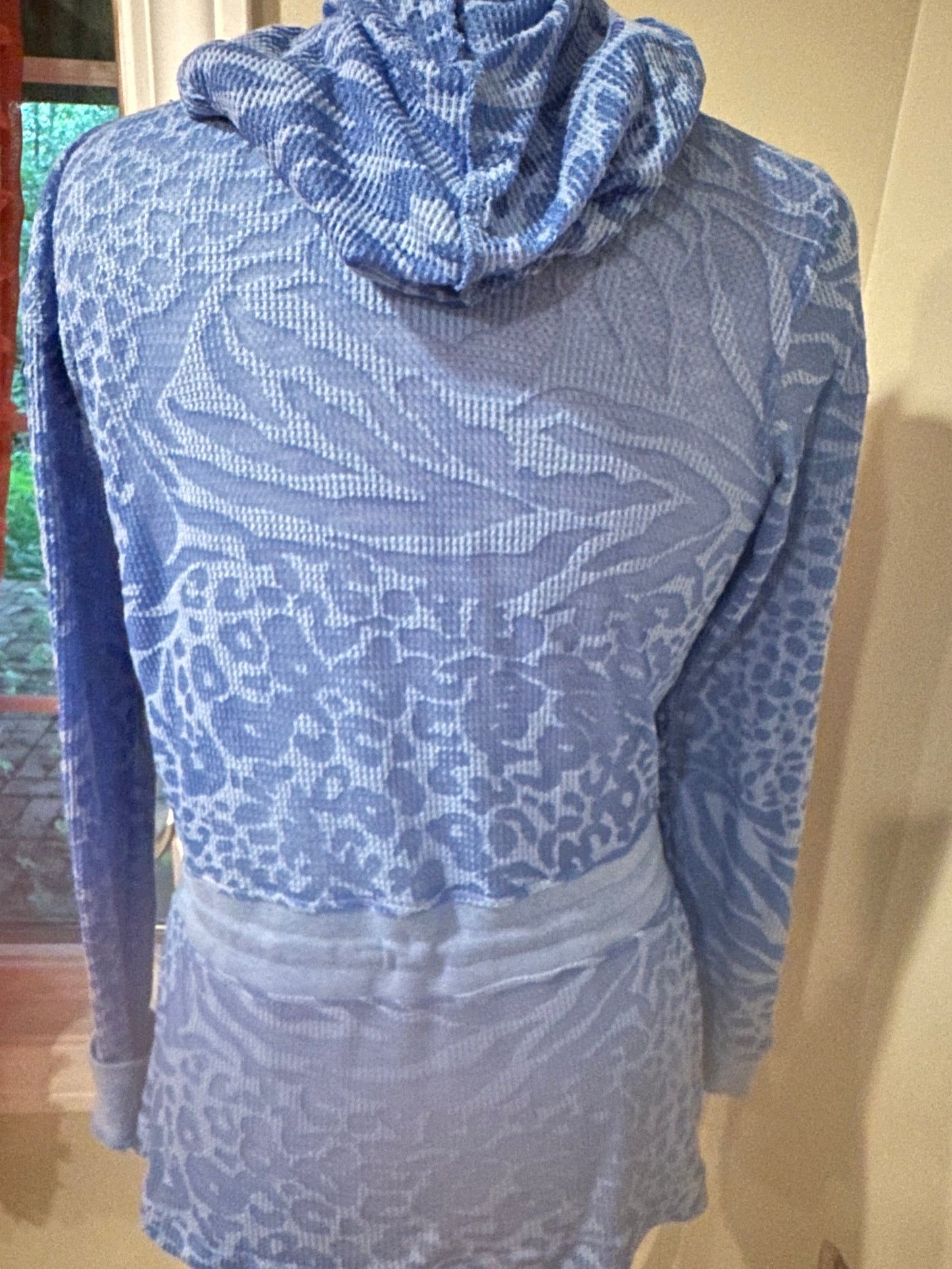 Breezy Summer Pretty Periwinkle Tunic Jacket!