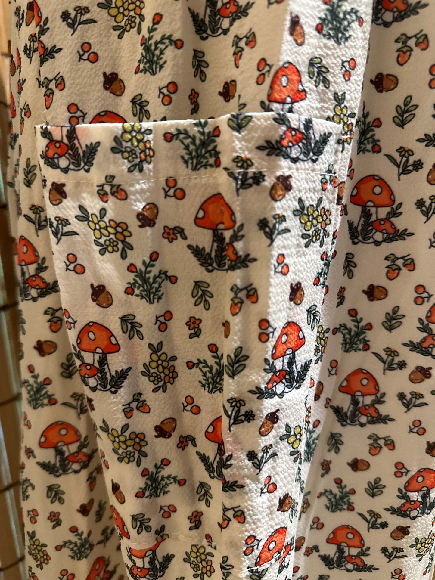 Pretty Delicate Mushroom Maxi Dress