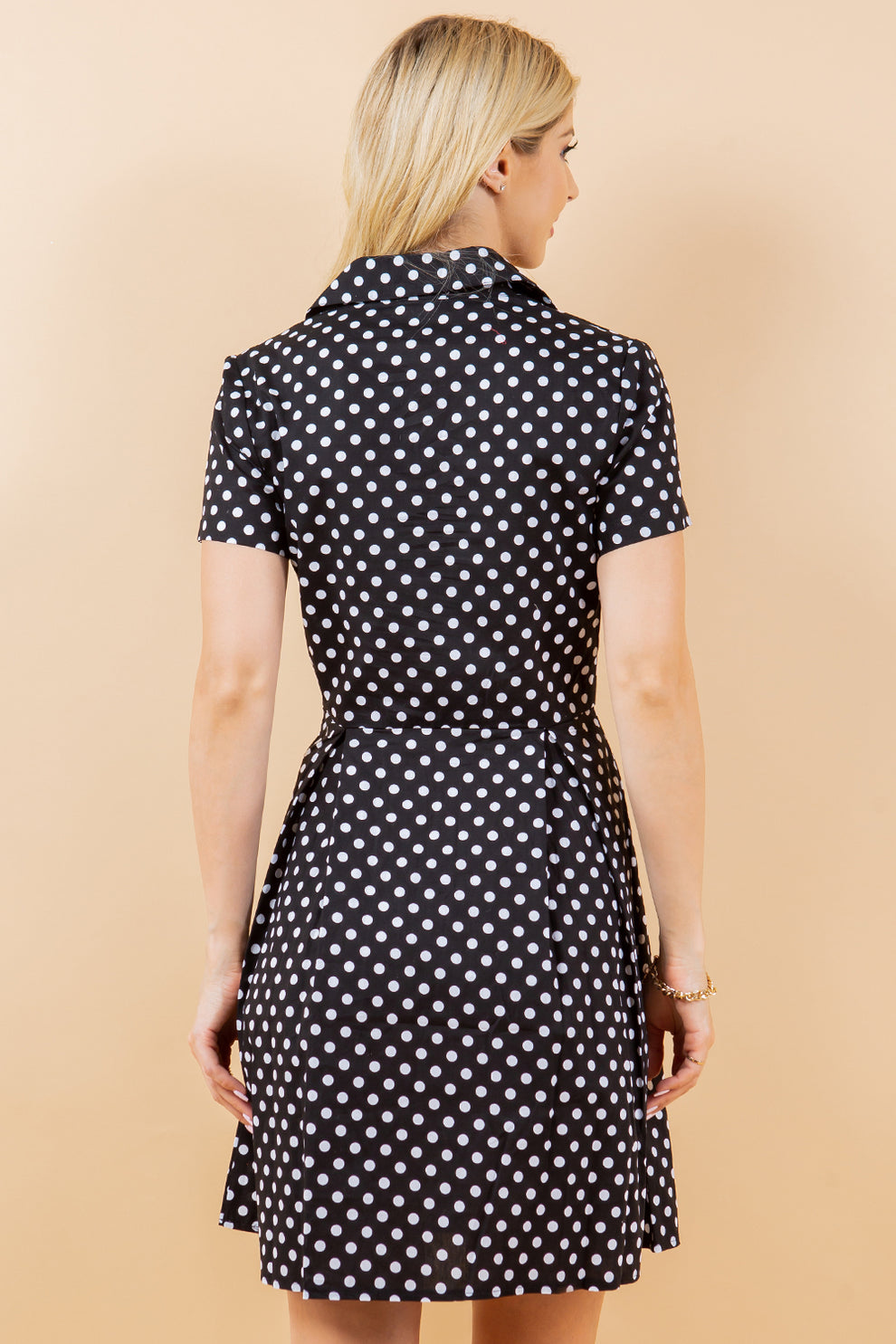 Black & White Polka Dot Dress!