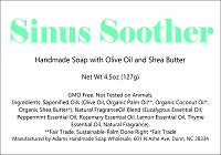 Handmade Sinus Soother Goat Milk Soap