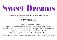 Handmade “Sweet Dreams” Goat Milk Soap