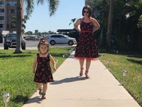 Little Girl Retro Cherry Swing Dress!