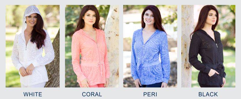 Breezy Summer Pretty Periwinkle Tunic Jacket!