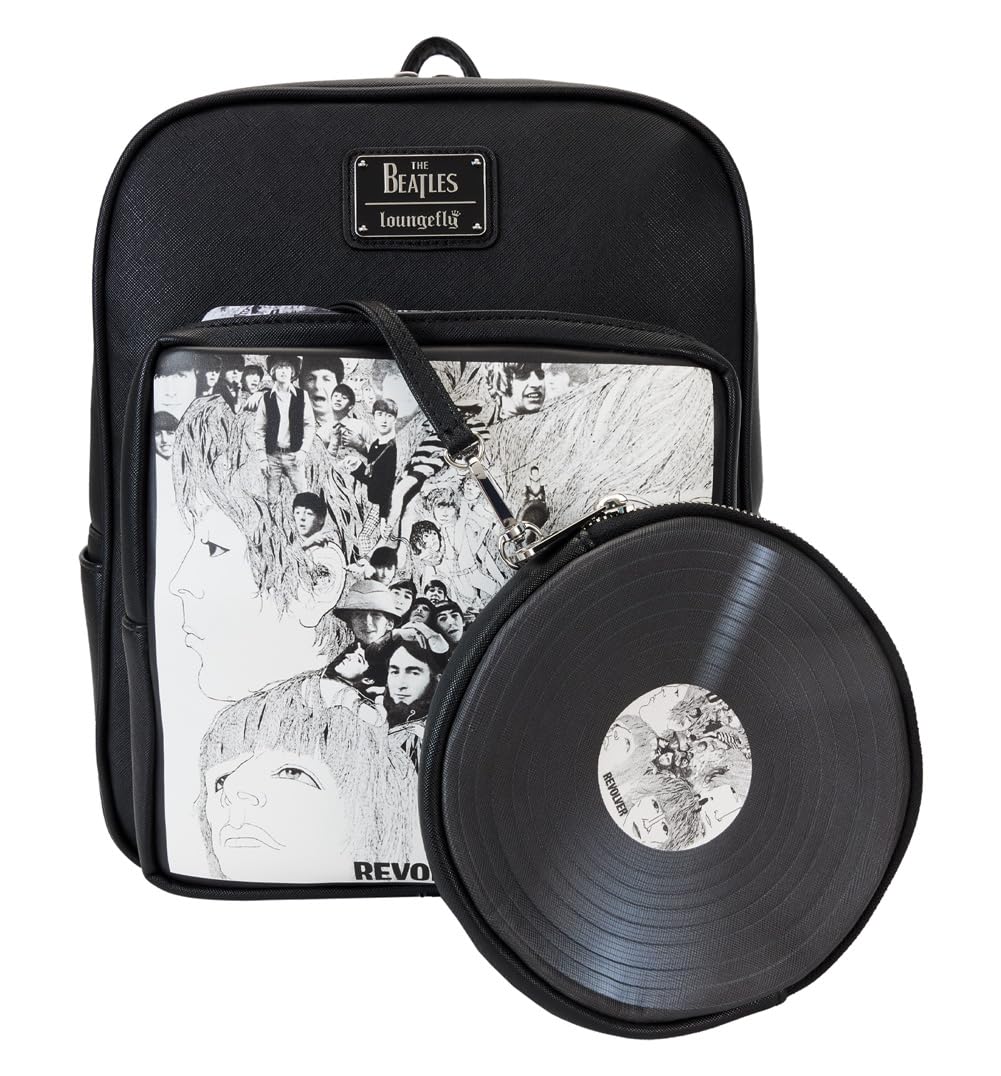Black & White The Beatles LoungeFly Revolver Album BackPack!