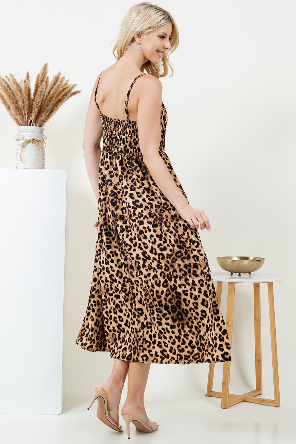 Leopard Print Maxi Dress