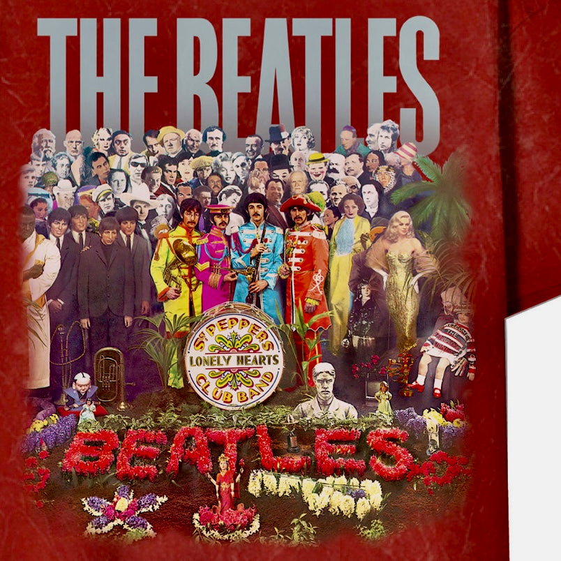 The Beatles Red Lonely Hearts Club w/ Bling!