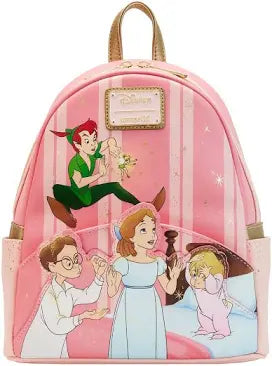 Pink Peter Pan LoungeFly 70th Anniversary Backpack