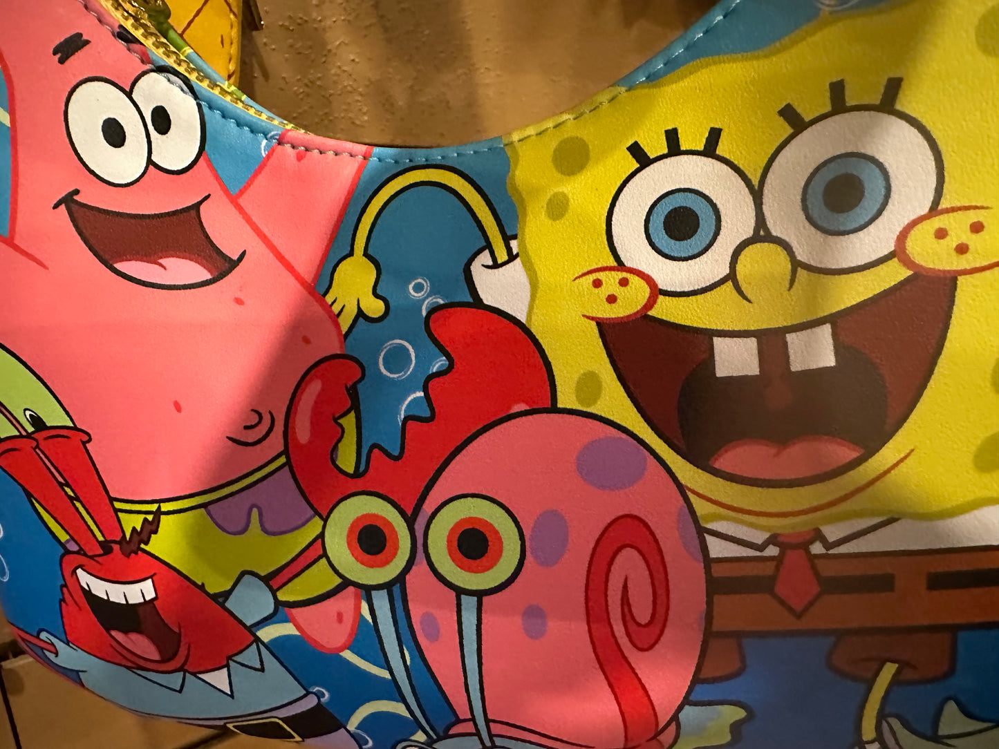 Lounge Fly Colorful SpongeBob Crossbody Bag