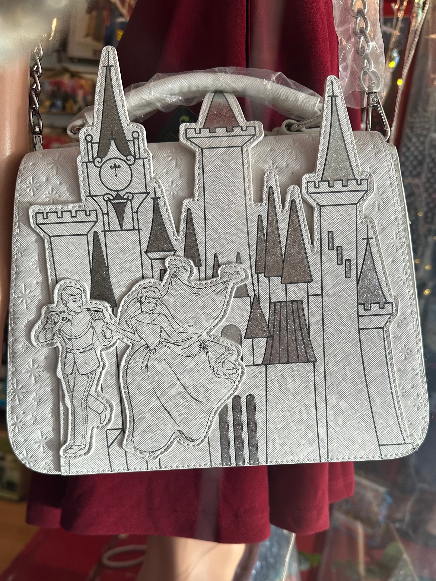 Cinderella Happily Ever After Crossbody Purse  LoungeFly
