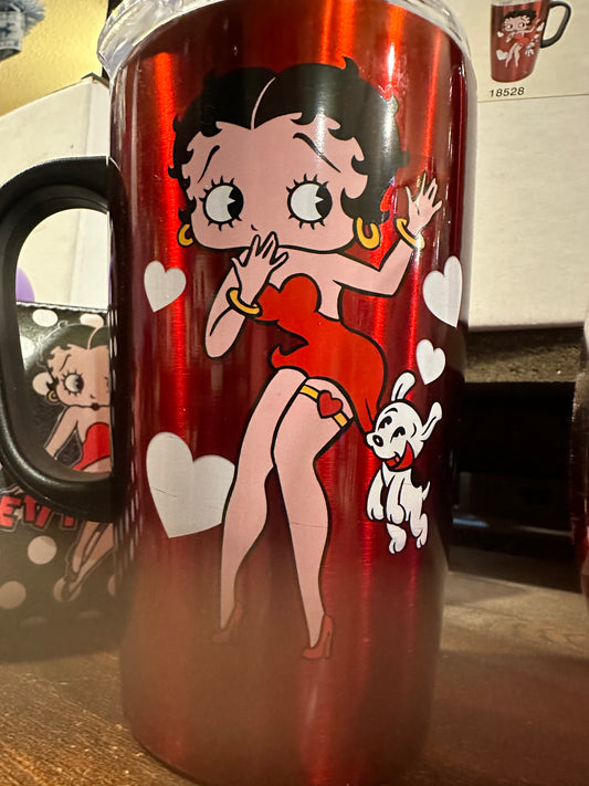 Betty Boop Awesome RedTravel Mug