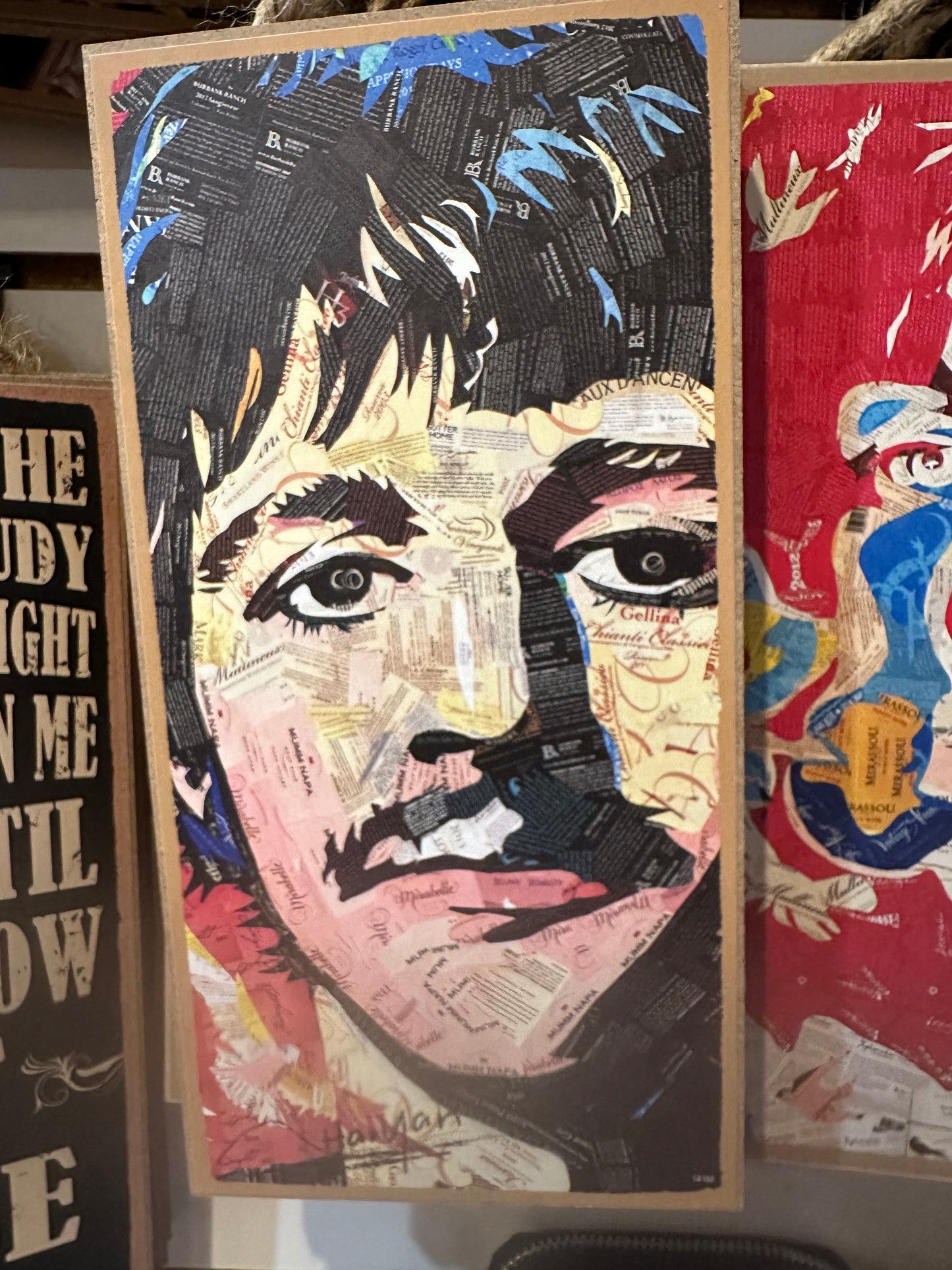 Ringo Starr Hanging Wood Plaque