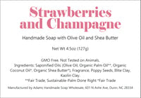 Handmade Strawberries & Champagne Goat Milk Soap