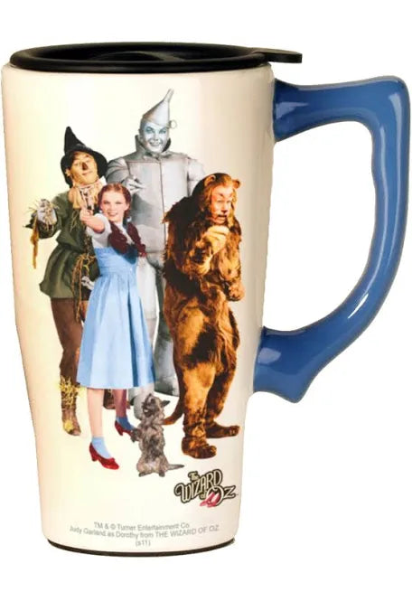 Ceramic Wizard of Oz Characters Travel Mug