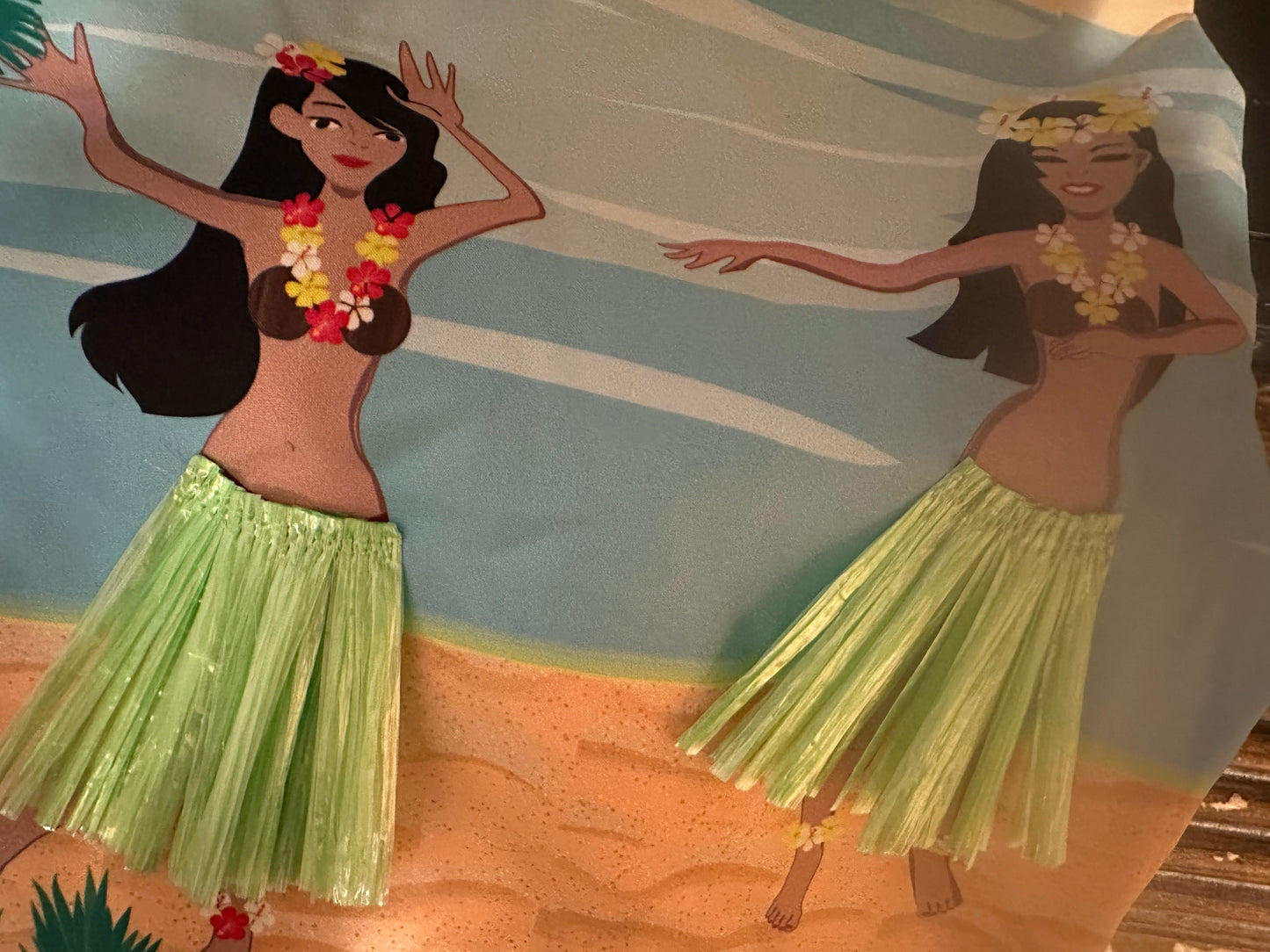 Unique Vintage Hawaiian Hula Girl Skirt