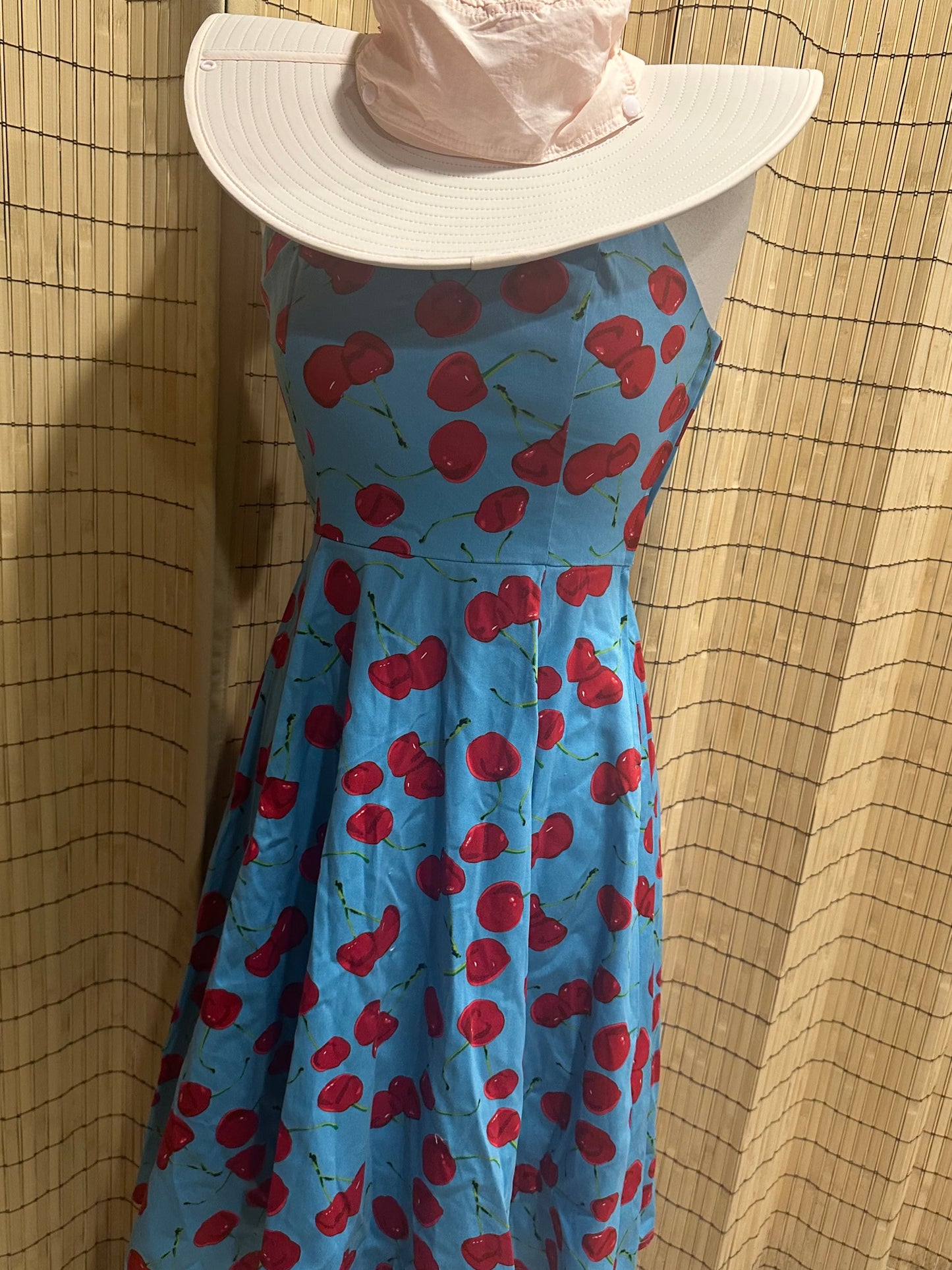 1950’s Inspired Cherry Dress Swing Dress