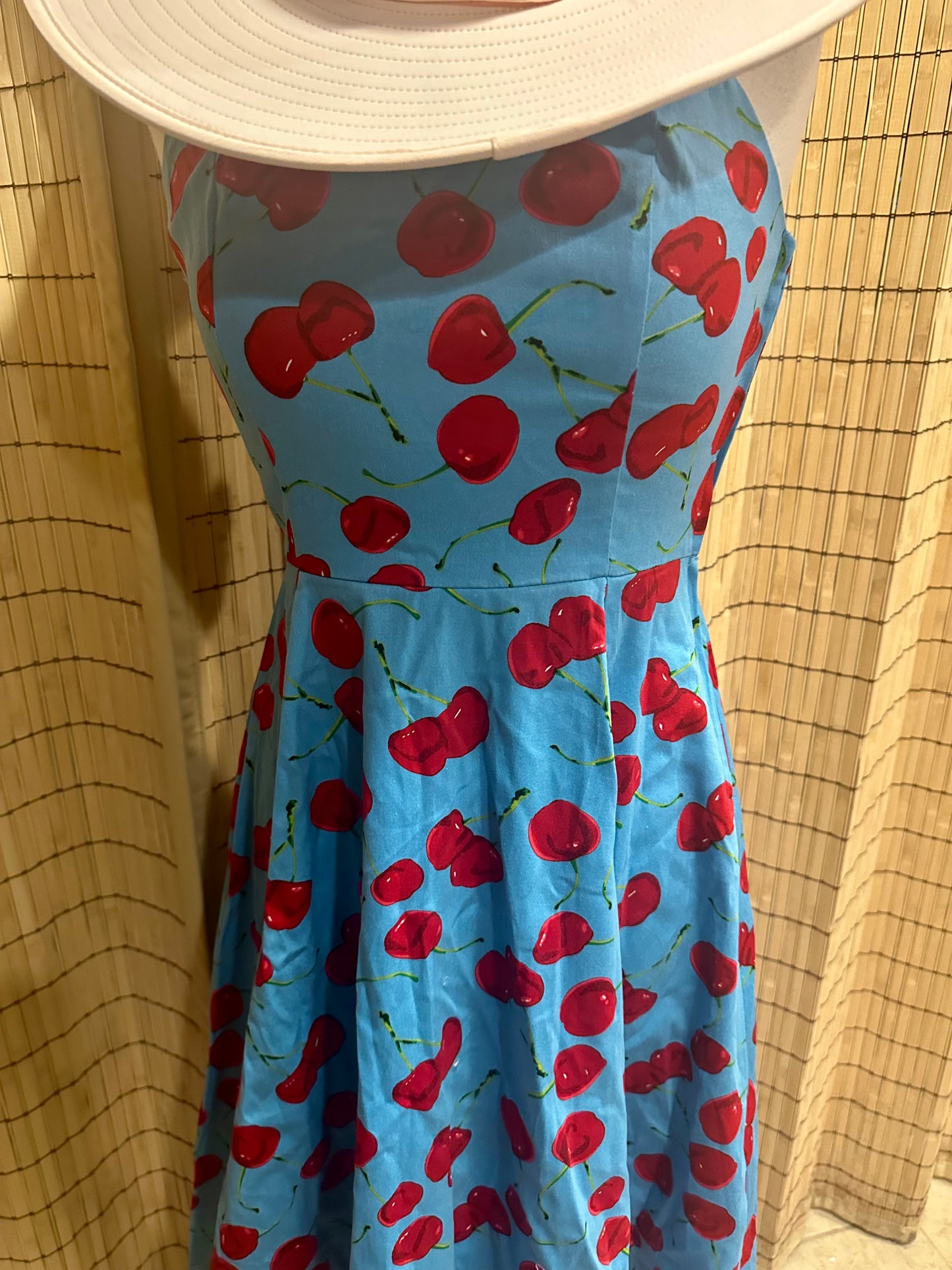 1950’s Inspired Cherry Dress Swing Dress