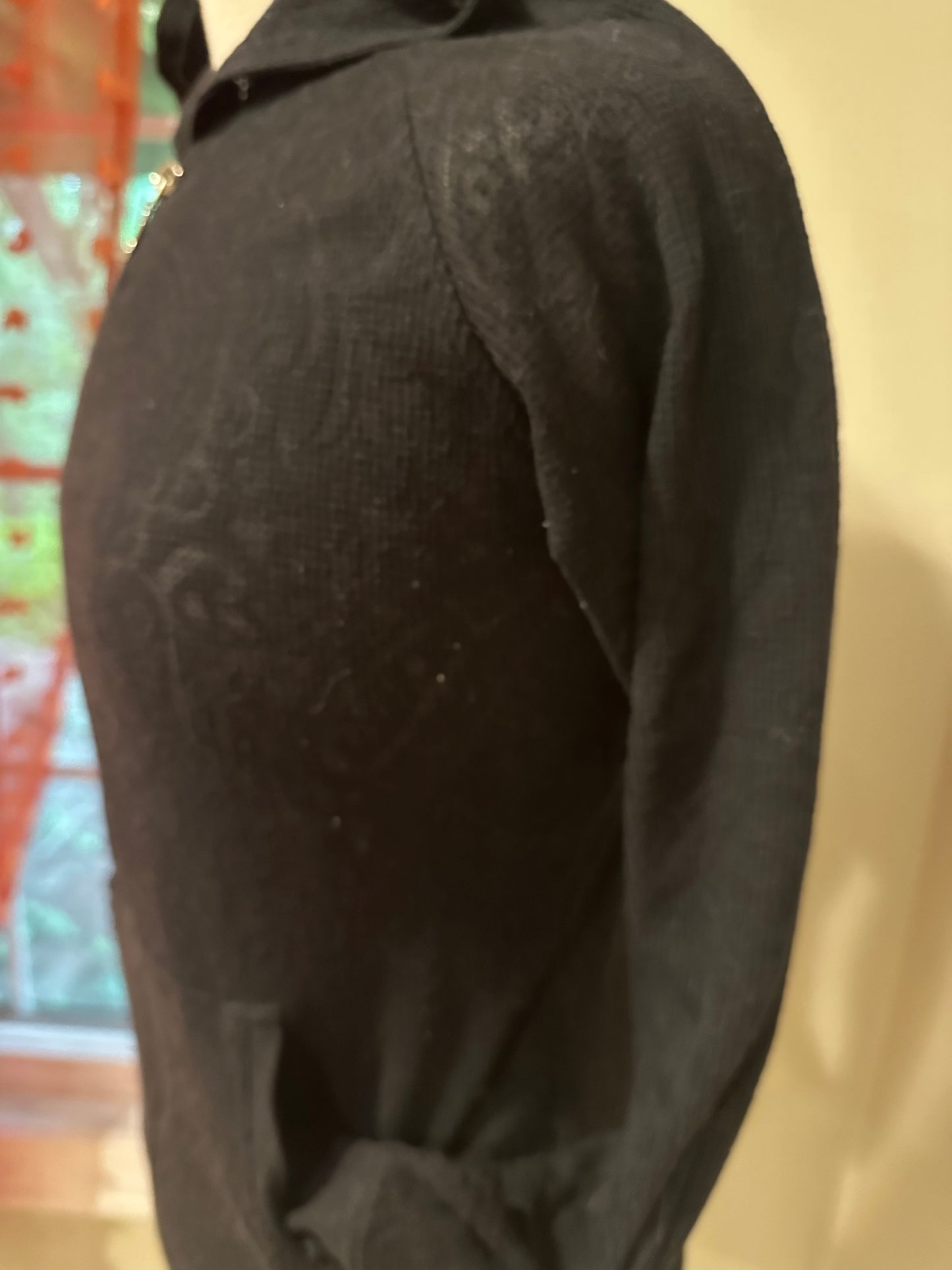 Black Paisley Imprint Jacket