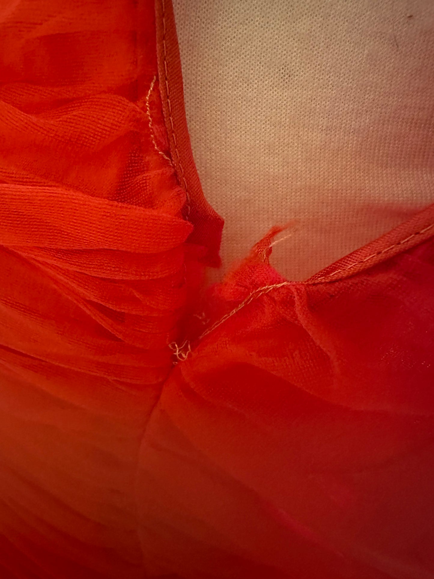 1950s Elegant Red Party Gown