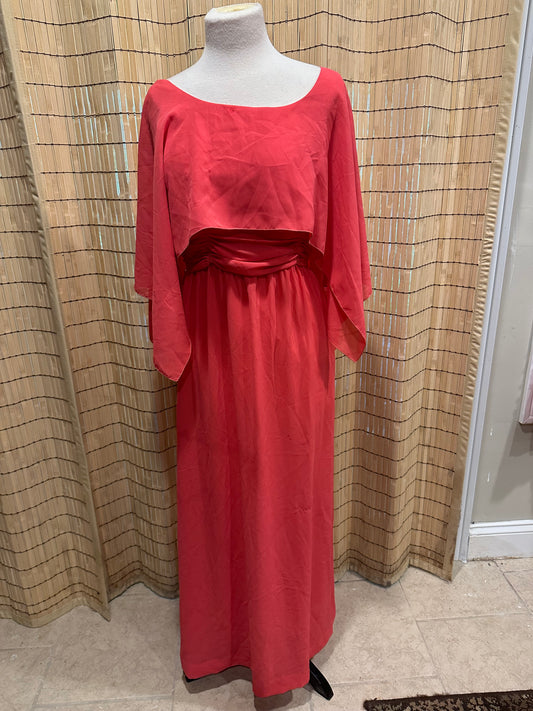 1960’s Gown with Attached Shawl