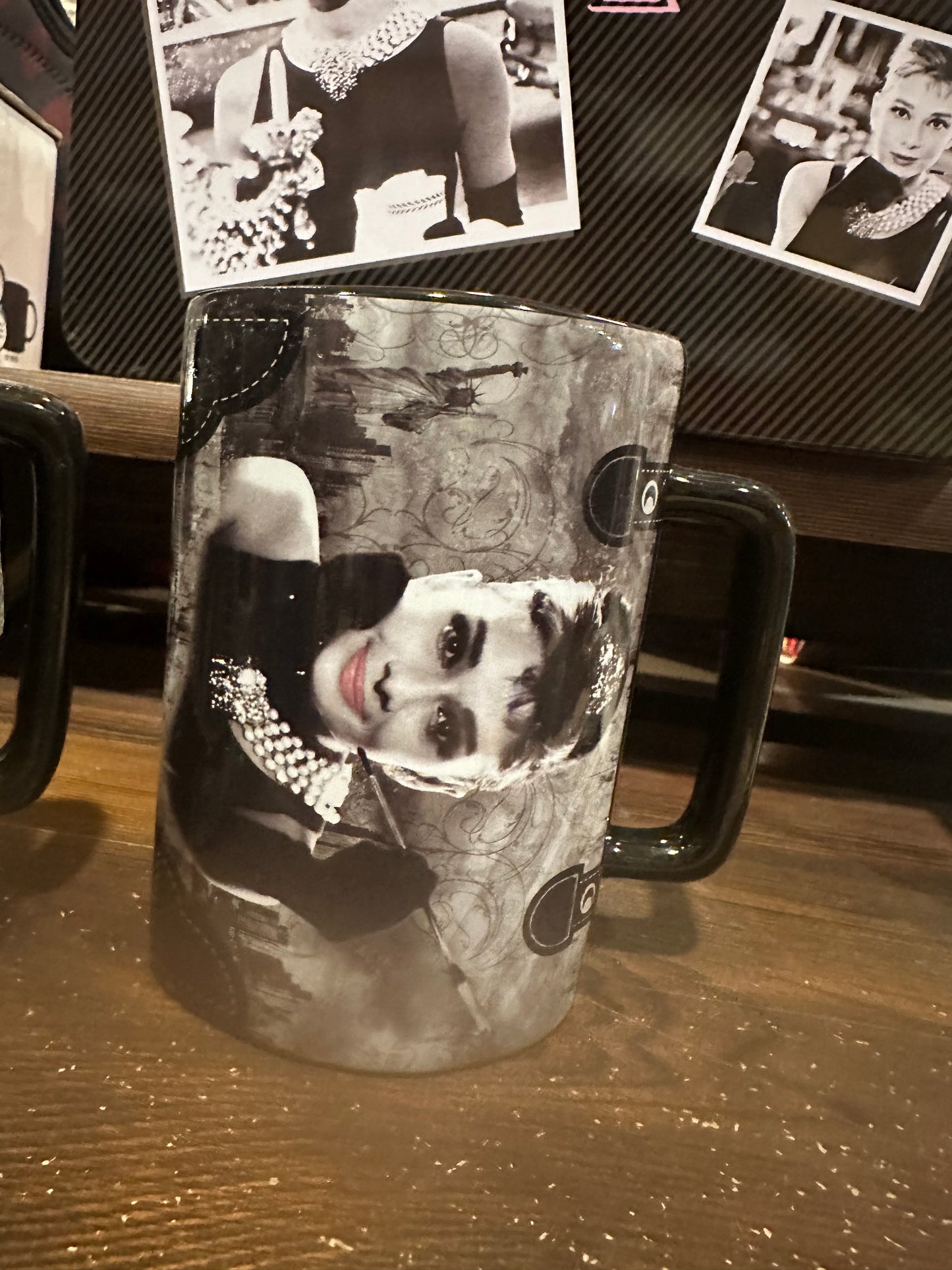 Audrey Hepburn Purse Shaped Coffee Mug