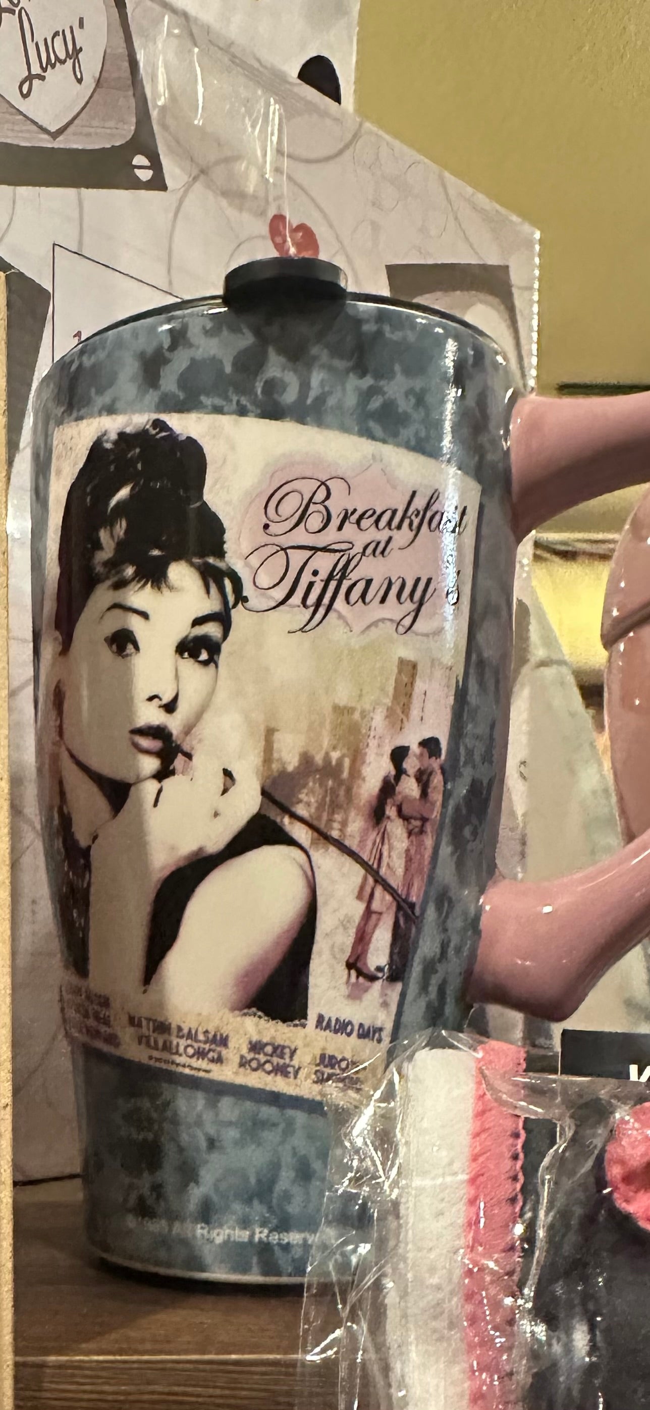 Audrey Hepburn “Breakfast At Tiffany” Ceramic Mug