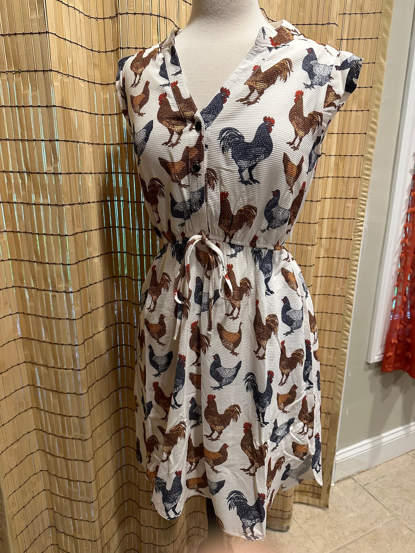 Retro Cute Chicken Dress